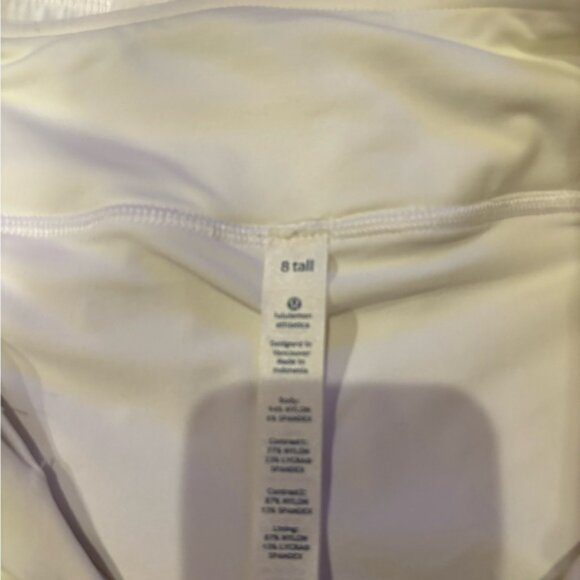 Lululemon Run: Pace Setter Skirt *TallWhite size 8 - Picture 15 of 15